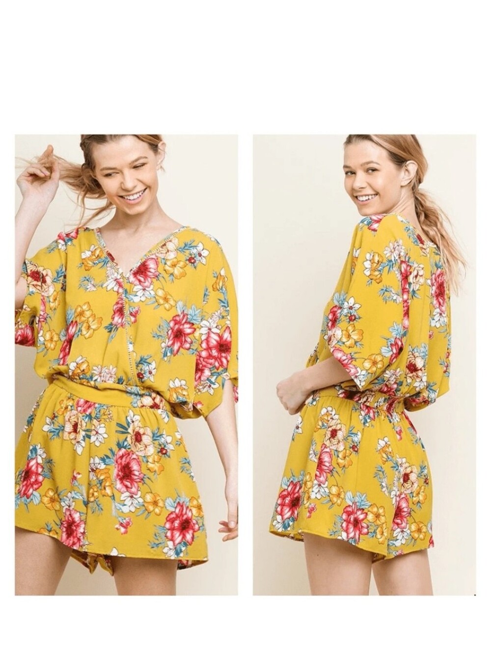 Umgee Floral Romper